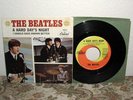 THE BEATLES Hard Day's Night 45 Orig Capitol NM- w/Picture Sleeve Beautiful