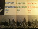 DON AYLER - IN FLORENCE 1981 - VOL. I,II E III - LIMITED ITALIAN REC.