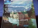SCHUBERT:Unfinished Symphony, BRAHMS:Variations on a Theme By HAYDN LP, GIULINI