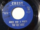 THE GEE CEES BUZZ SAW WILD ROCKER R&B MOD FREAK INST.  45 RECORD