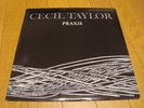 free jazz Cecil Taylor /  praxis solo piano 1968 greece 2LPS