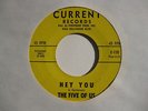 THE FIVE OF US hey you CURRENT 45 PSYCH garage mod  M-