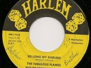 RARE The Fabulous Flames DOO WOP 45 So Long Darling HARLEM 114 LISTEN