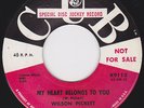 Popcorn Northern Soul 45 - WILSON PICKETT - My Heart Belongs To You