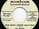 LEE MOSES ? HOW MUCH / I'M SAD ABOUT IT RARE FUNK MUSICOR LISTEN  ?