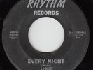 LYRICS - Rhythm 127/126 - Every Night / Come Back Baby - 1959 DOO-WOP 45 - RARE