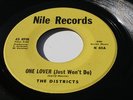 DISTRICTS One lover-Like clouds NILE RECORDS RARE Northern Sweet Soul 45 MONSTER