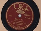 Okeh Electric 78 # 8703 Louis Armstrong ^ Muggles ^ Knockin' A Jug ^