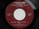LOUIS X FARRAKHAN Black Gold BLACK POWER CIVIL RIGHTS MUSLIM SOUL 45 HEAR