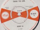 HENRY III - THANK YOU, GIRL   TAKE ME BACK - ISLAND - WI-3078 - 1967