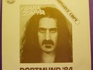 FRANK ZAPPA Dortmund '84 - Rare Euro LP - Prog Psych Mothers Of Invention