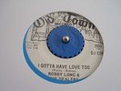 RARE SOUL 45 - NORTHERN - BOBBY LONG on OLD TOWN I Gotta have love too