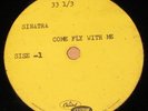 FRANK SINATRA COME FLY WITH ME ACETATE WLP PROMO LP DJ COPY Lp +UNCUT ART PROOFS