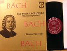 VOX Box VBX 15 BACH Gaspar Cassado RARE CELLO SUITES 3LP VG++, VG++ TO NM