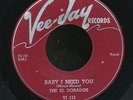 pc45-R&B doowop vocal group-Veejay 115-The Eldorados