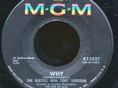 Beatles Cry For A Shadow / Why USA 45 W/O Picture Sleeve
