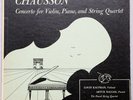 Kaufman - Balsam - Dumont - Pascal quartet - concert hall CHS 1071 - RARE lp 