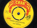 2012 TARTANS-LONELY HEARTACHES-DERICK MORGAN-SEVEN LETTERS-CRAB  REGGAE 45 7