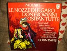 Mozart Le nozze di figaro, don Giovanni, Cosi fan tutte 12LP Box /COLIN DAVIS