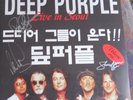 DEEP PURPLE Live In Seoul signed by Roger Glover, ian Paice & Steve Morse