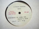 EX UK 45 - ACETATE - CLODAGH RODGERS - EVERYBODY GO HOME THE PARTY'S OVER