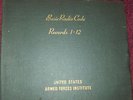 RARE- 12 WWII V-DISC original US Armed Forces Institute Record Album 12” ; 78rpm