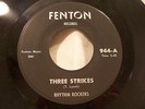 Rhythm Rockers Three Strikes / Surf Around Rare 1964 Fenton Michigan Garage 45