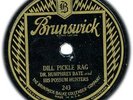 DR. HUMPHREY BATES & HIS POSSUM HUNTERS 1928 String band 78 Dill Pickle Rag (V++