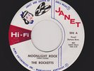 Kentucky Rockabilly ROCKETTS Moonlight Rock JANET 203 M- Look & HEAR IT NOW