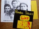POINTED STICKS ‘Lies’ 7“ with orig PRESS PHOTO 1979 Canada Punk Poppunk KBD
