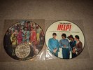 BEATLES-SGT PEPPER AND HELP PICTURE DISCS