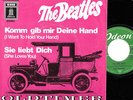 BEATLES Komm Gib Mir Deine Hand (Odeon 04204) Germany PS 45 M-/M-  SUPERB