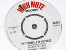 DELROY WILSON PUT YOURSELF IN MY PLACE RARE UK REGGAE 7