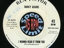 HEAR NORTHERN POPCORN Nancy Adams - I wanna hear it from you