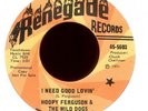 HOOPY FERGUSON & THE WILD DOGS on Renegade Promo Rock 45 NRBQ Hear