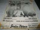 RARE ORIGINAL HIP HOP FLIER D.J.HOLLYWOOD/MR.MAGIC/T-SKI VALLEY/BUSY BEE/D.J.A.J