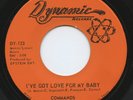 Rare Northern Soul 45- The Commands- I've Got Love For My Baby- HEAR- Mint Minus