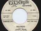 Hear - Rare R&B Tittyshaker 45 - Johnny Moore - Bullfrog - Promo -  VG