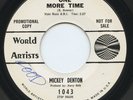 Rare Northern Soul 45- Mickey Denton - One More Time - Promo- LISTEN- Mint Minus