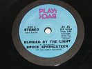 Original Bruce Springsteen Play Back  Blinded By The Light W/Sleeve And Mailer