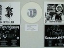 OFF WITH THEIR HEADS/DISCHARGE Split 7” FEST LTD/60 WHITE SLEEVE/VINYL GBH NOFX