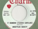 Unsettled Society 45 on Charm   17 Diamond Studded Cadillacs Heavy Psych