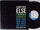 CANNONBALL ADDERLEY Somethin' Else BLUE NOTE 1595 LP W 63rd mono
