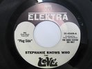 LOVE Stephanie Knows Who / Orange Skies ELEKTRA Rock Withdrawn release PROMO