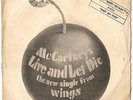 BEATLES PAUL MCCARTNEY WINGS live and let die 007 ISRAEL ISRAELI ONLY PS 7