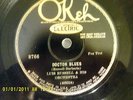 Okeh 78 RPM Record 8766  Doctor Blues / Feeling The Spirit -Luis Russell Orch.
