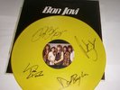BON JOVI - NEVER SAY GOODBYE - LIMITED EDITION LP RECORD YELLOW VINYL (SIGNED)