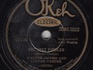 WALTER JACOBS & LONNIE CARTER - Okeh 45436- The Jazz Fiddler - BLACK JAZZ 78 VG+