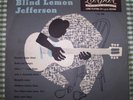The Folk Blues of Blind Lemon Jefferson rare 10 inch lp Record London