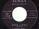 COUNTRY DUDES  Have A Ball  Original AZALEA 45 RARE Great rockabilly